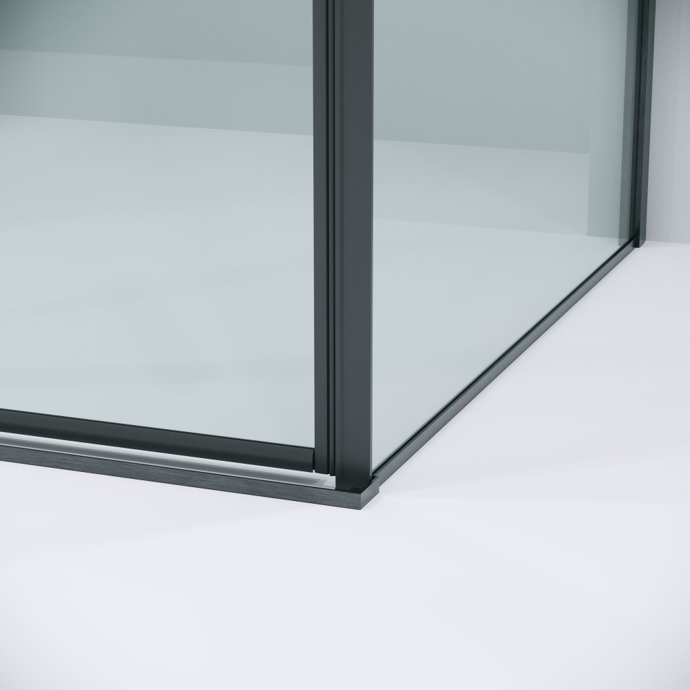 Душевой уголок Grossman Galaxy 110x90x195 120.K33.01.1190.42.00 (графит сатин/прозрачное стекло) - фото товара