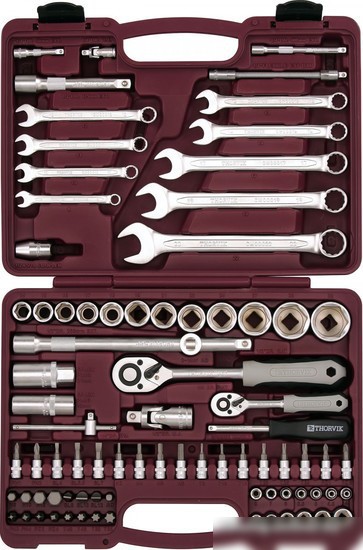 Универсальный набор инструментов Thorvik UTS0082 (82 предмета) – фото товара