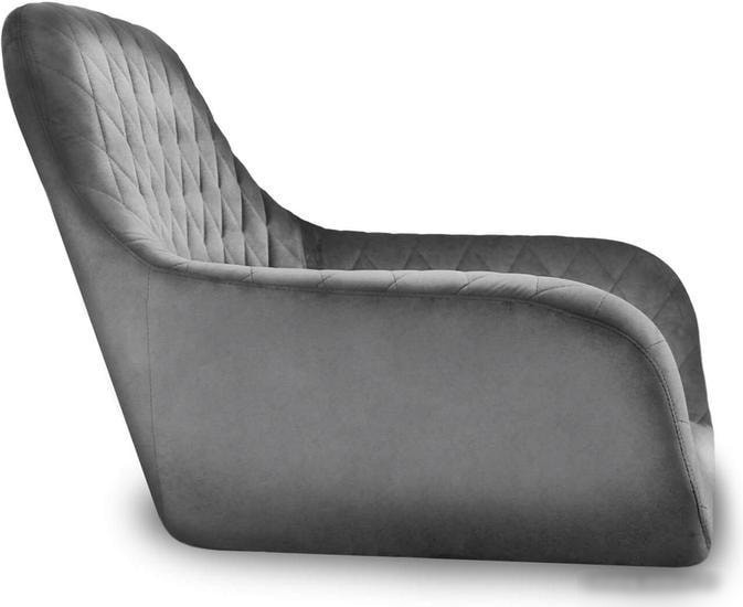 Стул с подлокотниками Sheffilton SHT-ST38/S128 (угольно-серый/хром/белый муар) – фото товара