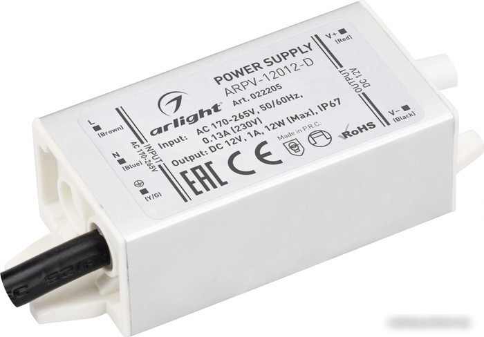 Блок питания Arlight ARPV-12012-D 022205 – фото товара
