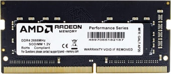 Оперативная память AMD Radeon R7 Performance 16GB DDR4 SODIMM PC4-21300 R7416G2606S2SUO – изображение в каталоге