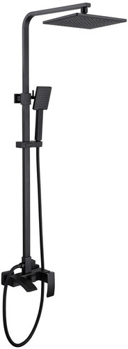 Душевая система Abber Wasserfall AF8616B (черный матовый) - изображение в каталоге