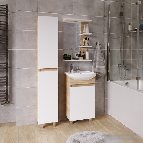 Grossman Тумба под умывальник Поло 50 см (белый) – фото товара