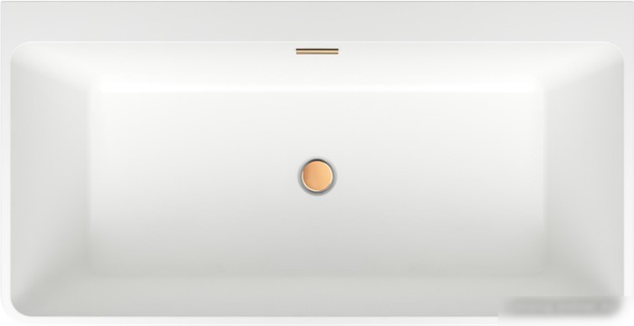 Ванна Wellsee Graceful Pro 150x77 230902004 (отдельностоящая ванна белый глянец, экран, ножки, сифон-автомат золото) - фото товара