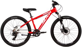 Велосипед Novatrack Extreme 7.D 2025 24AHD.EXTREME.13RD5 (красный) – изображение в каталоге