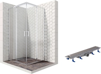Душевой уголок Ambassador Set 14011102-ST7 - изображение в каталоге