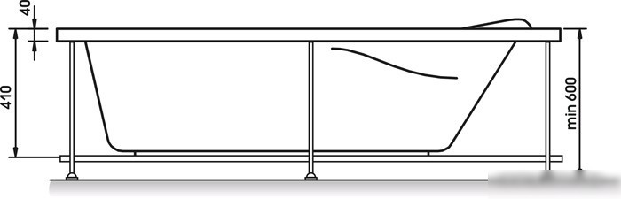 Ванна Relisan Neonika (160x70) - фото товара