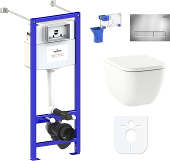 Унитаз Lavinia Boho Relfix One Compacto 7 в 1 87050146 (хром пластик) - изображение в каталоге