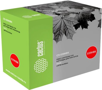 Картридж CACTUS CS-039HBK (аналог HP Canon 039H) – изображение в каталоге