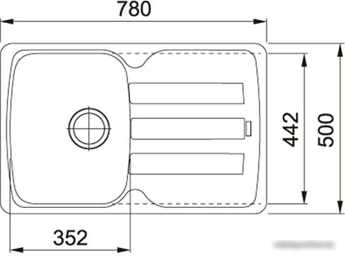 Кухонная мойка Franke Antea AZG 611-78 (бежевый) - фото товара
