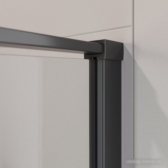 Душевой уголок Cezares LINER-A-2-90-C-NERO - фото товара