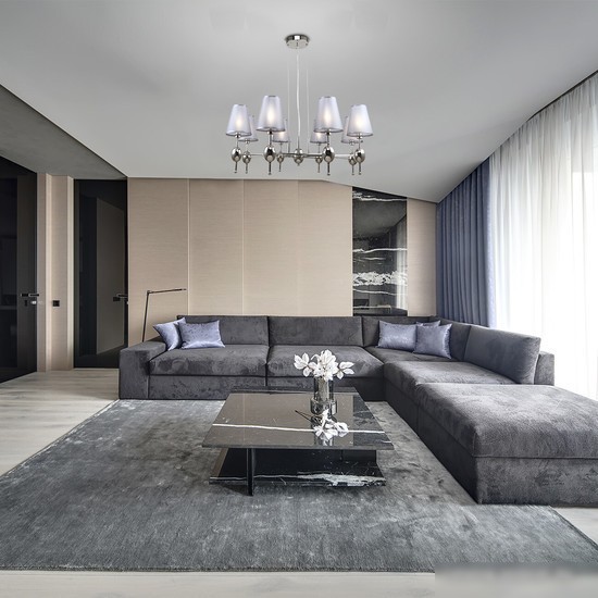 Подвесная люстра Escada Elegy 2106/8S E14*40W Nickel – фото товара