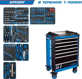 Универсальный набор инструментов King Tony Effort 9SQ31-235MRV (235 предметов) – изображение в каталоге