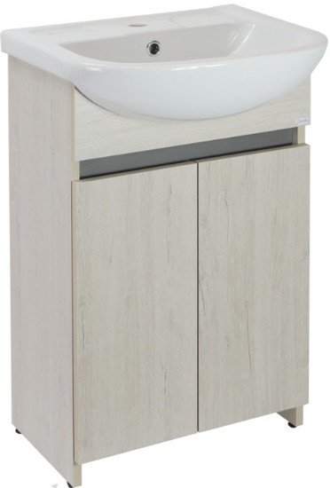 Doratiz Тумба под умывальник Doratiz Бора-бора 9912.015 (дуб бунратти/графит) – изображение в каталоге