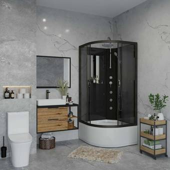 Душевая кабина Niagara NG-6508-14BKTG 90x90x210 - изображение в каталоге