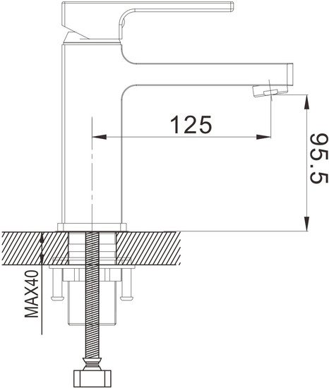 Смеситель Rose R1001T-1 - фото товара