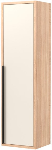Дабер Шкаф-полупенал 015 СТ15.0.0.18Ч (бежевый/дуб/ручка черная) – изображение в каталоге