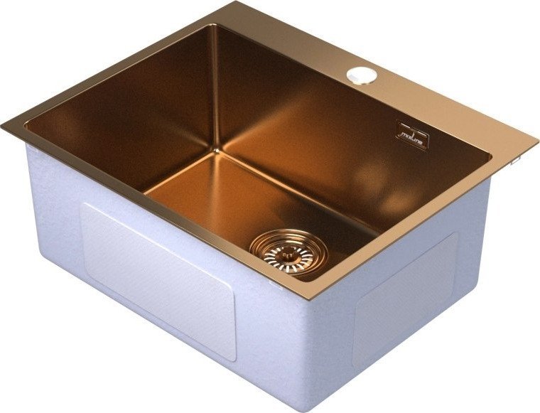 Кухонная мойка Mixline Pro 555135 (бронза, с сифоном) - фото товара