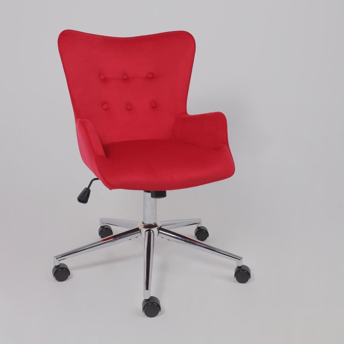 Офисное кресло AksHome Bella chrome Seven 313 (велюр/фуксия) – фото товара