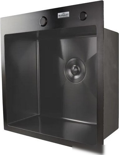 Кухонная мойка MARRBAXX B5050-R B5050-MR (графит) - фото товара