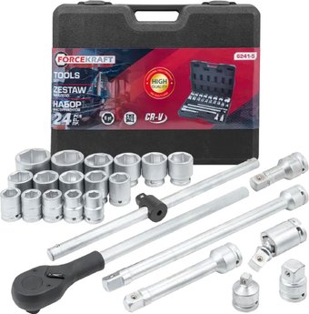 Универсальный набор инструментов ForceKraft FK-6241-5 (64497) – изображение в каталоге