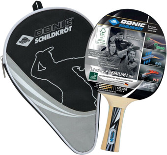 Ракетка для настольного тенниса Donic-Schildkrot Legends 754430 (серебристый) – изображение в каталоге