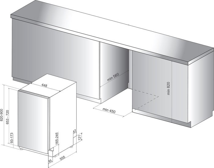 Посудомоечная машина Whirlpool WSIO 3O23 PFE X - фото товара