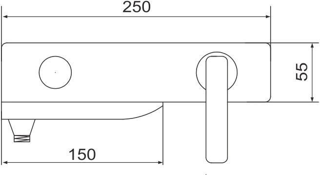 Смеситель Rose R2702H - фото товара