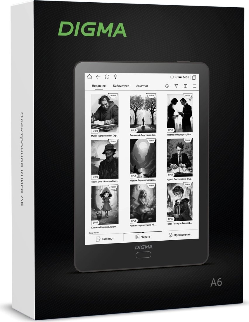 Электронная книга Digma A6 – фото товара