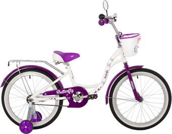 Детский велосипед Novatrack Butterfly 20 2022 207BUTTERFLY.WVL23 (фиолетовый) – изображение в каталоге