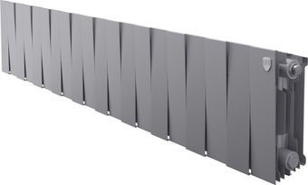 Биметаллический радиатор Royal Thermo PianoForte 200 Серебристый - 20 секций - изображение в каталоге