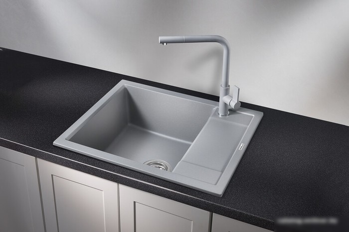 Кухонная мойка Granula GR-6002 (алюминиум) - фото товара