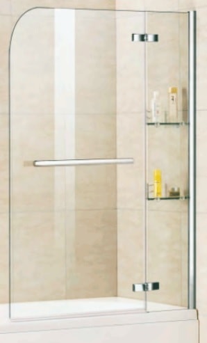 Стеклянная шторка для ванны WeltWasser WW 100D2AK-100 – изображение в каталоге