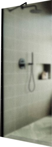 Душевая стенка MaybahGlass 89x195 MGD-690-6ш (сатин стекло/черный) - изображение в каталоге