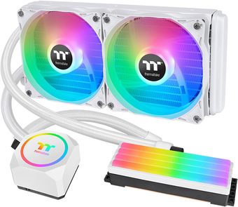 Кулер для процессора Thermaltake Floe RC240 Snow Edition CL-W330-PL12WT-A – изображение в каталоге