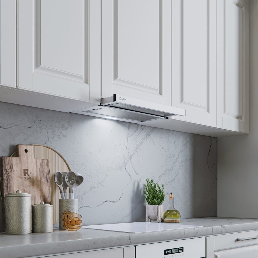 Кухонная вытяжка LEX HOGAN 500 (белый) - фото товара