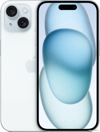 Телефон Apple iPhone 15 128GB (голубой) – изображение в каталоге