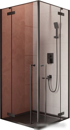 Душевой уголок Cezares LINER-A-2-90-C-NERO - изображение в каталоге