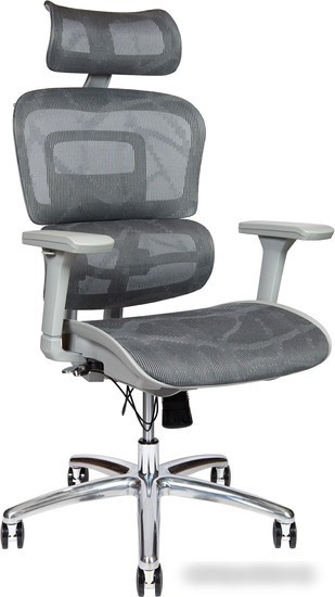 Офисное кресло Norden Kron Grey YS-8309H-A(M+M)G (серый) – изображение в каталоге