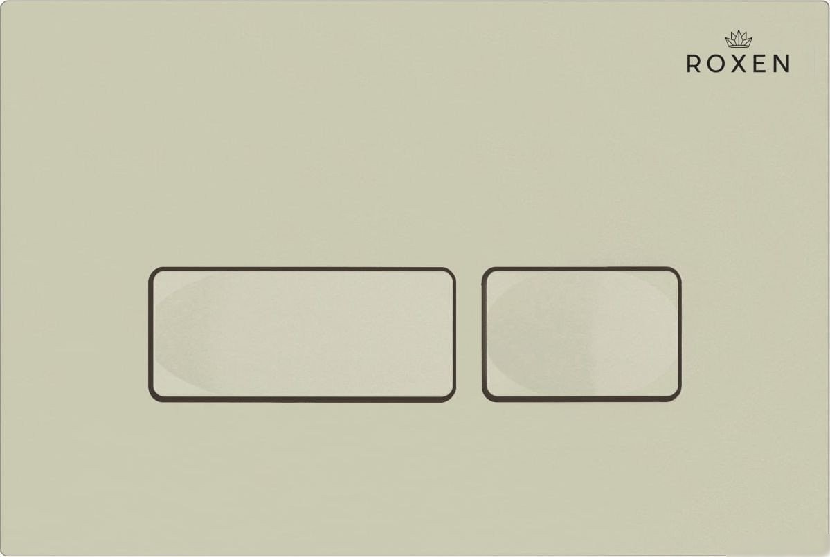 Унитаз приставной Roxen Antares в комплекте с инсталляцией Attach 5 в 1 967071 (кнопка: пастель бежевый) - фото товара