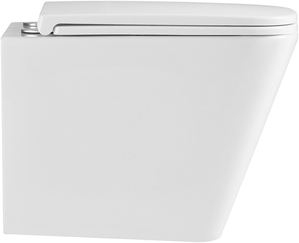 Унитаз подвесной Lemark Florex 9614001 (белый глянец, с сиденьем) - фото товара