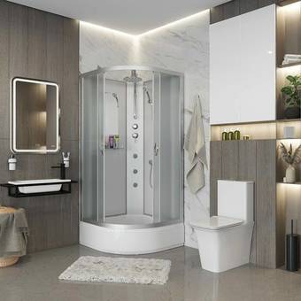 Душевая кабина Niagara NG-3302-14BKTG 100x100x200 - изображение в каталоге