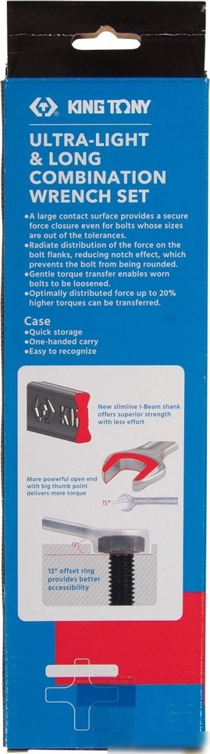 Набор ключей King Tony 12A08MRS (8 предметов) – фото товара