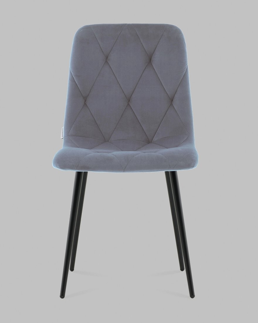 Стул Stool Group Одди Diamond AV 443-Cblst-KP3-9005 (велюр серый) – фото товара