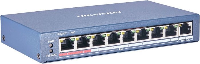 Коммутатор Hikvision DS-3E0109P-E(C) – фото товара
