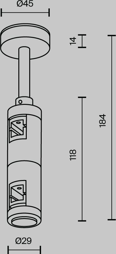 Крепеж для шинопровода Maytoni Technical Accessories for tracks Flarity TRA156C-D1-BS – фото товара