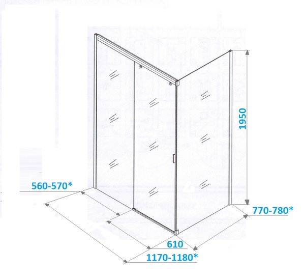 Душевой уголок Cerutti Spa Marbella 120 L 80x120 - фото товара