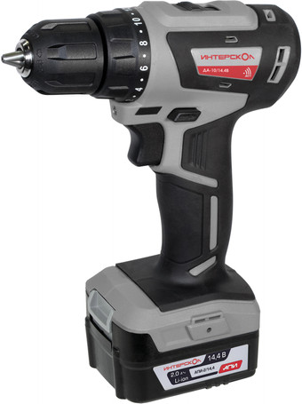 Дрель-шуруповерт Интерскол МиниМАКС ДА-10/14.4В (с 2-мя АКБ 2 Ач, кейс) – изображение в каталоге