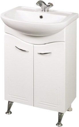 Onika Тумба под умывальник Лада 50.11 (белый) [105002] – изображение в каталоге