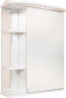 Onika Шкаф с зеркалом Карина 55.01 правый (белый) [205513] – изображение в каталоге